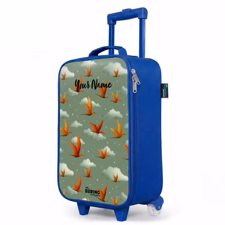 Children's suitcase - Blue - Pattern - Dino - Pterosaurs — 5