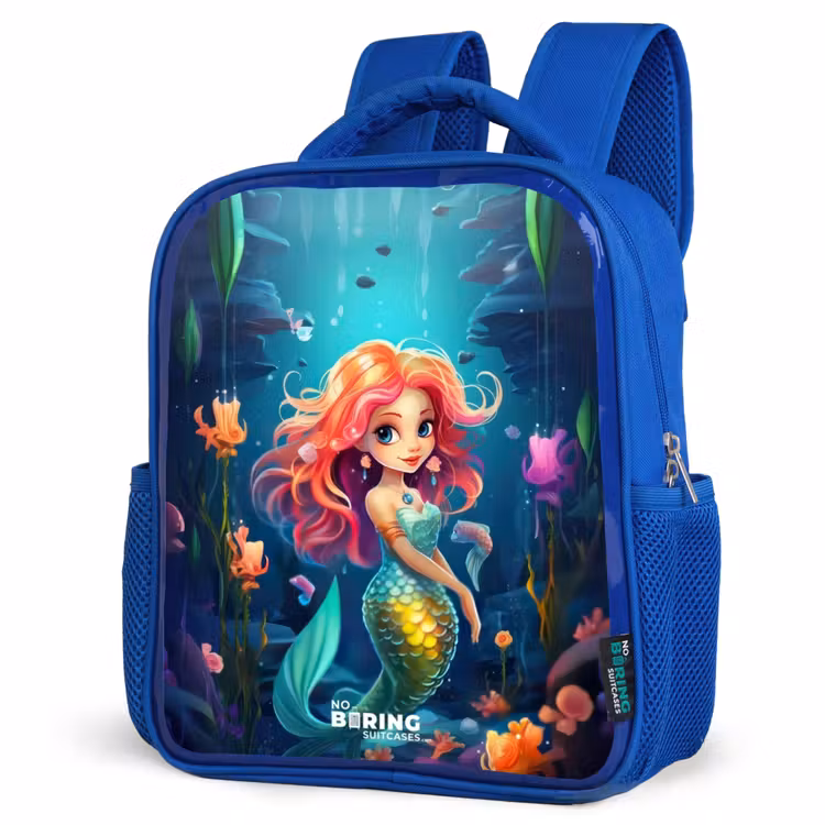 Kids backpack - Blue - Coral Queen — 3