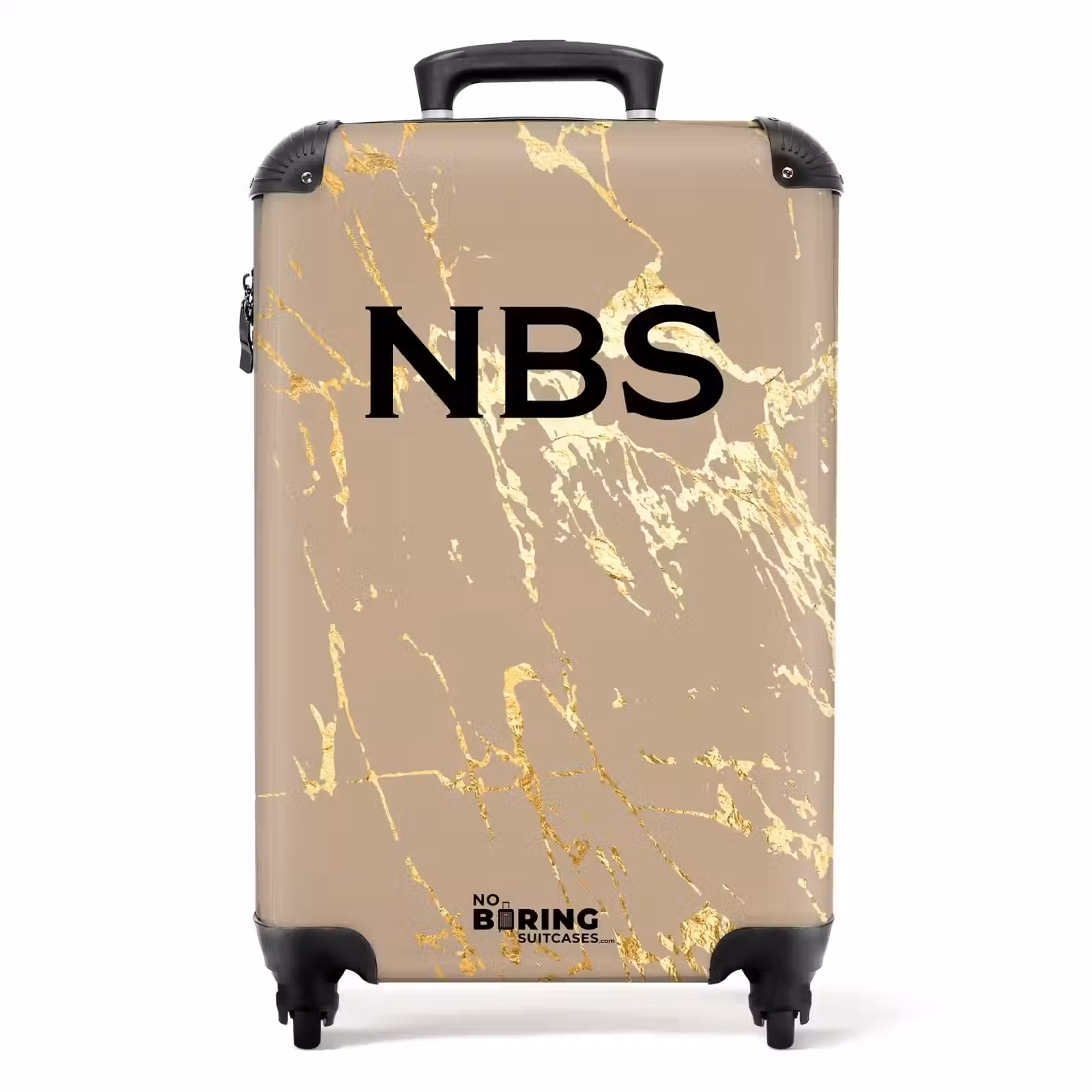 Suitcase - Golden marble accent — 1