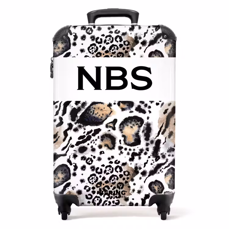 Suitcase - Luipaardprint met 755 — 1