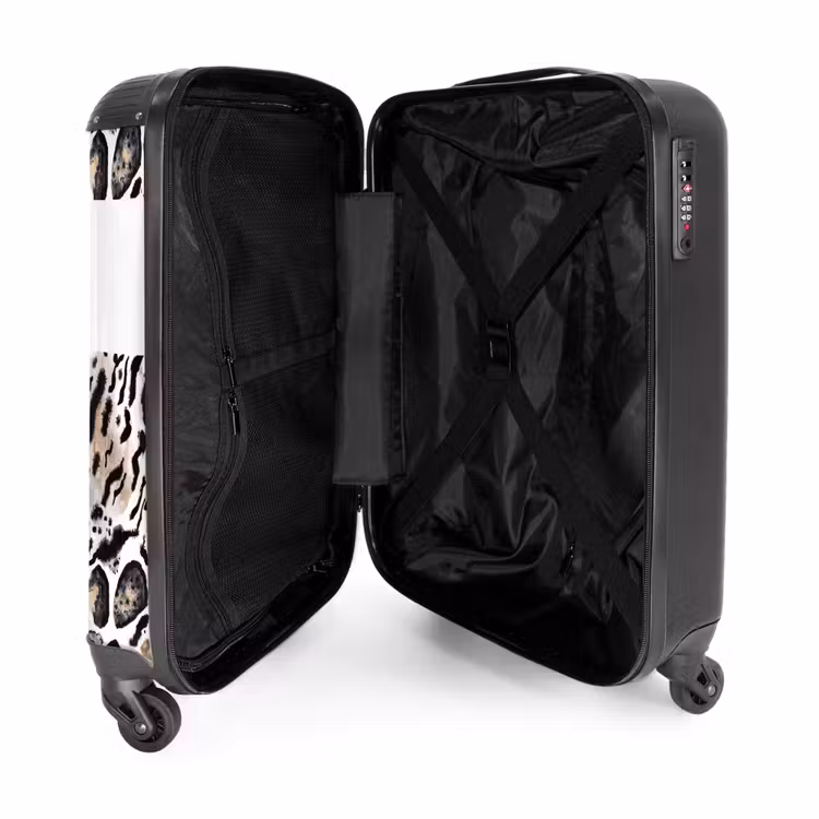Suitcase - Luipaardprint met 755 — 2
