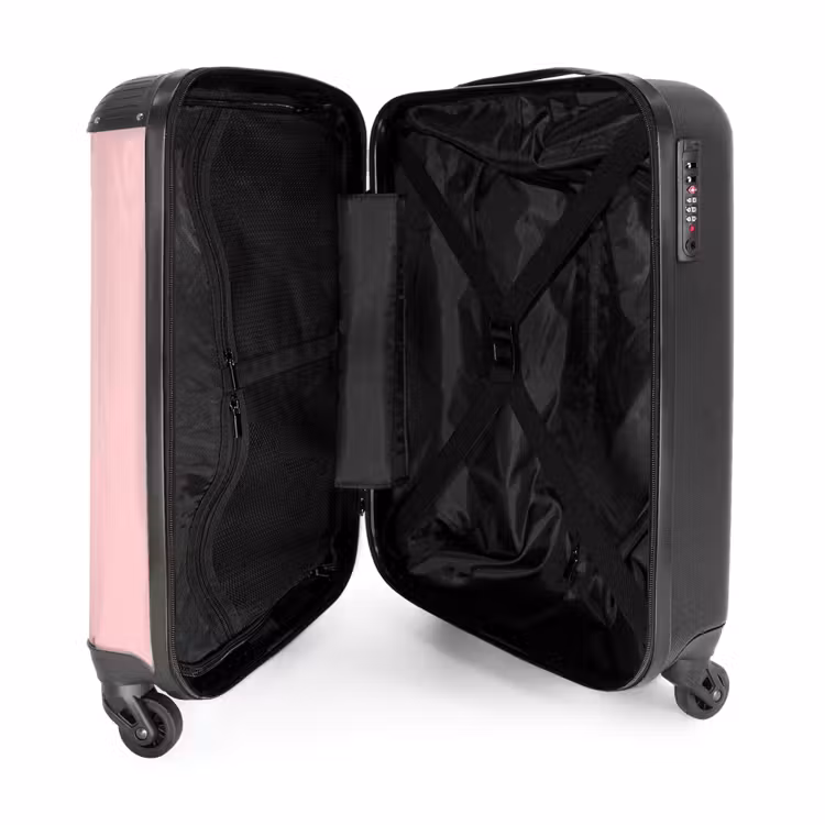 Suitcase - Light pink 755h white letters — 2