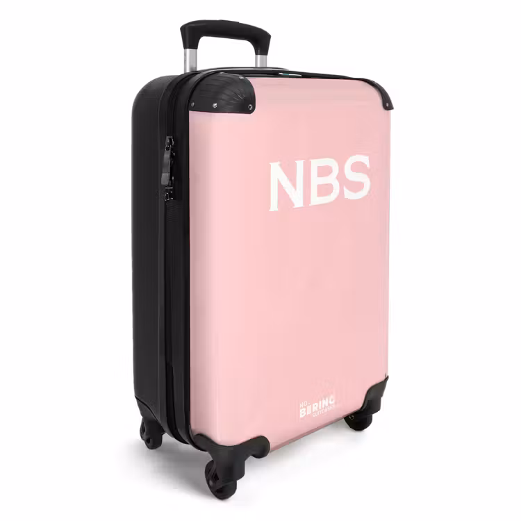 Suitcase - Light pink 755h white letters — 4