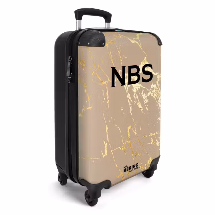 Suitcase - Golden marble accent — 4