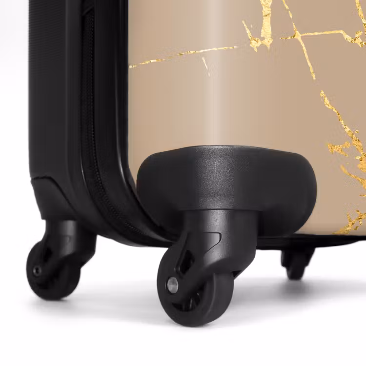 Suitcase - Golden marble accent — 6