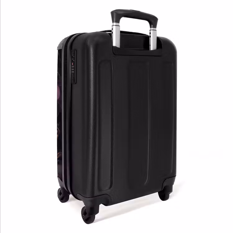 Suitcase - Purple marble 755h gold — 5