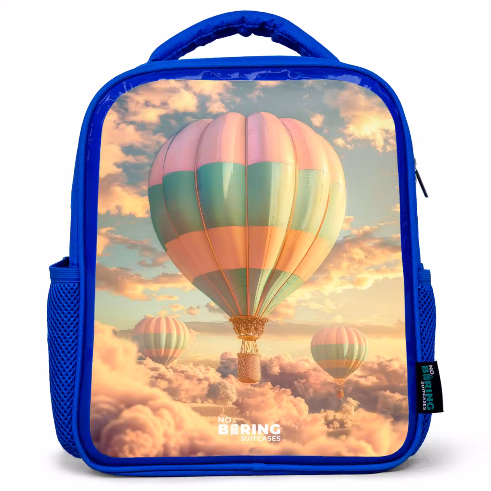 Kids backpack - Blue - Pastel skyliner — 1