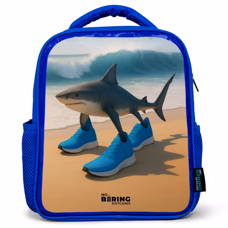 Kids backpack - Blue - Tralalero tralala — 1