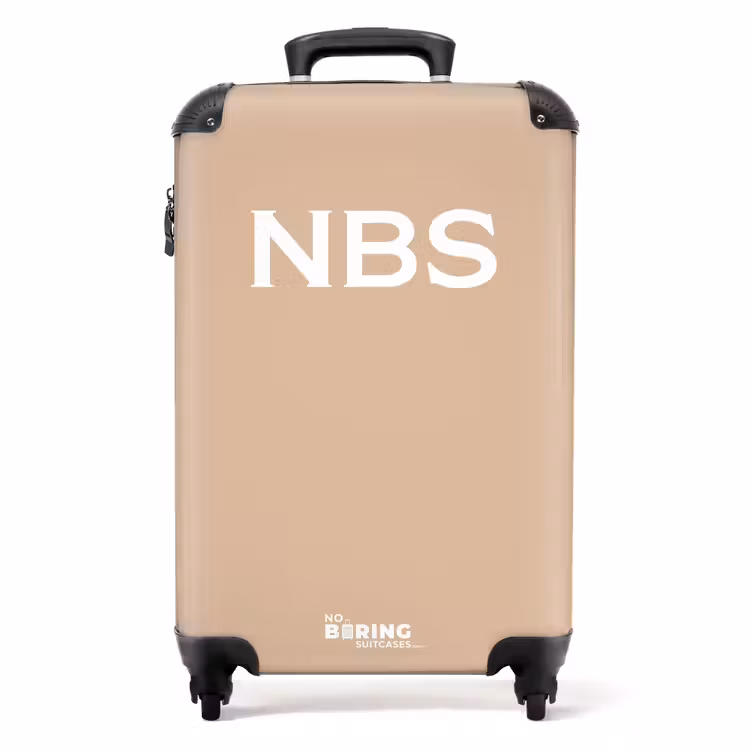Suitcase - Sandstone 755h white letters — 1