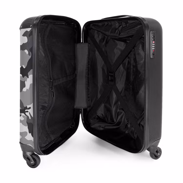 Suitcase - Camo Gray — 3