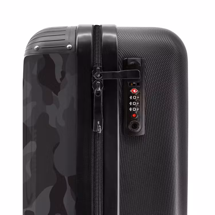 Suitcase - Green camouflage print — 5