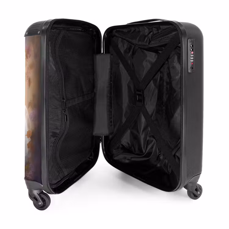 Suitcase - Suitcase - Horse - Nature - Animals - Flowers - Purple — 3