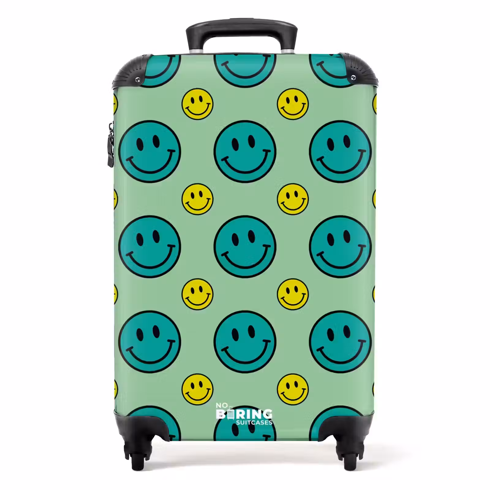Suitcase - All smiles green — 1