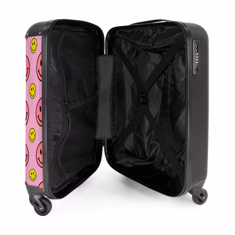 Suitcase - All smiles pink — 3