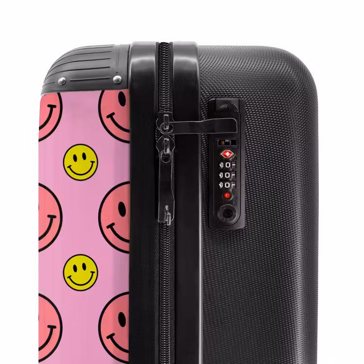 Suitcase - All smiles pink — 5