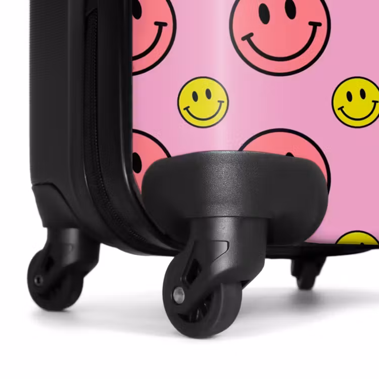 Suitcase - All smiles pink — 6