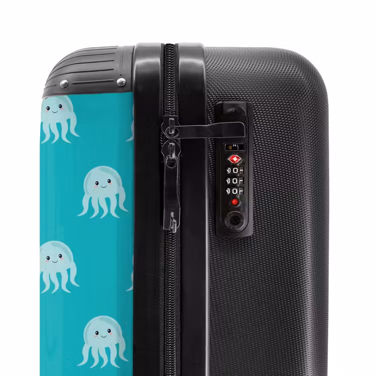 Suitcase - Cute jellyfish — 5