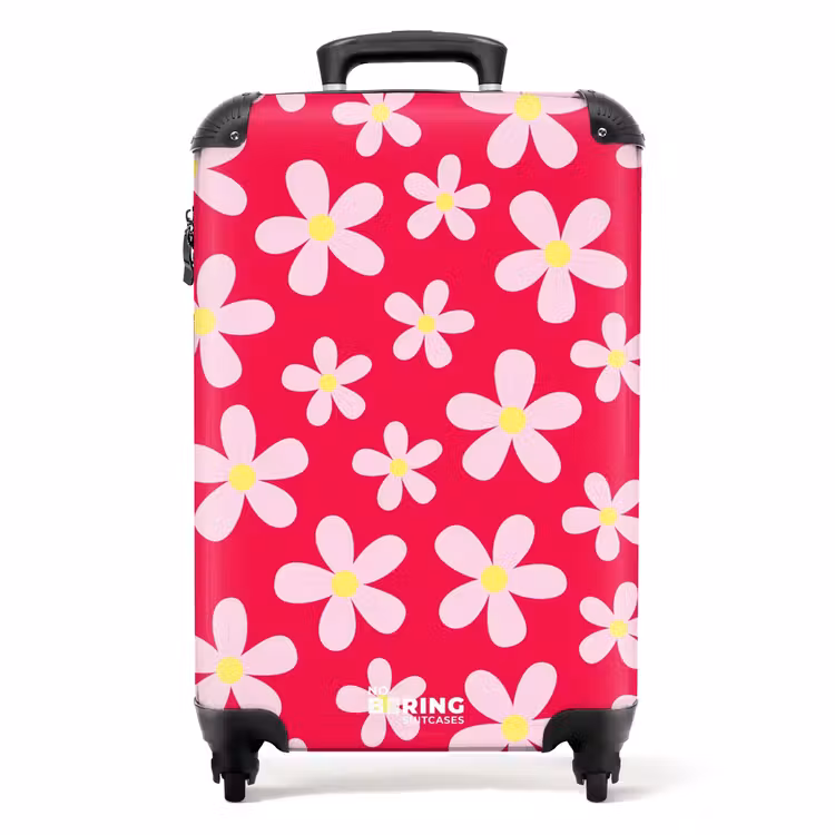 Suitcase - Daisy mania hotpink — 1