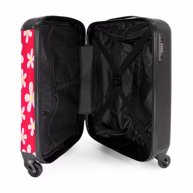 Suitcase - Daisy mania hotpink — 3