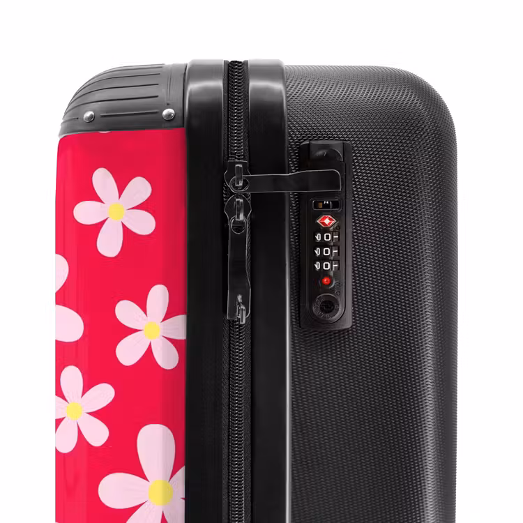 Suitcase - Daisy mania hotpink — 5