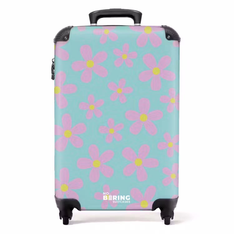 Suitcase - Daisy mania mint — 1