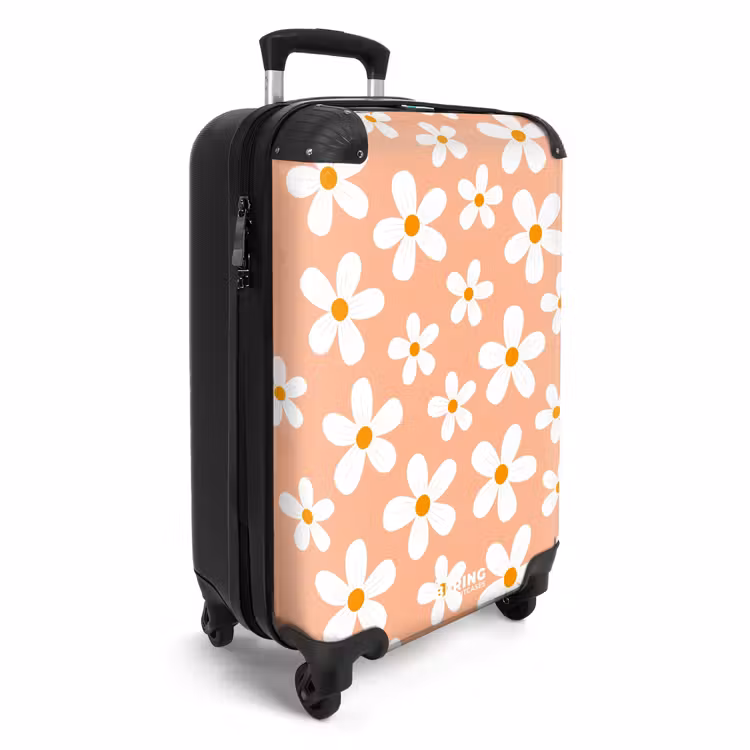 Suitcase - Daisy mania peach — 4
