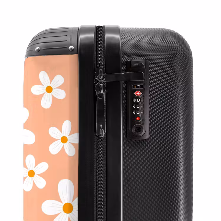Suitcase - Daisy mania peach — 5