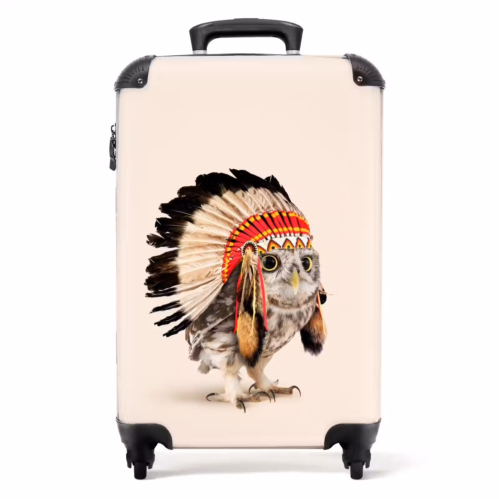 Suitcase - Owl as Indian — 1