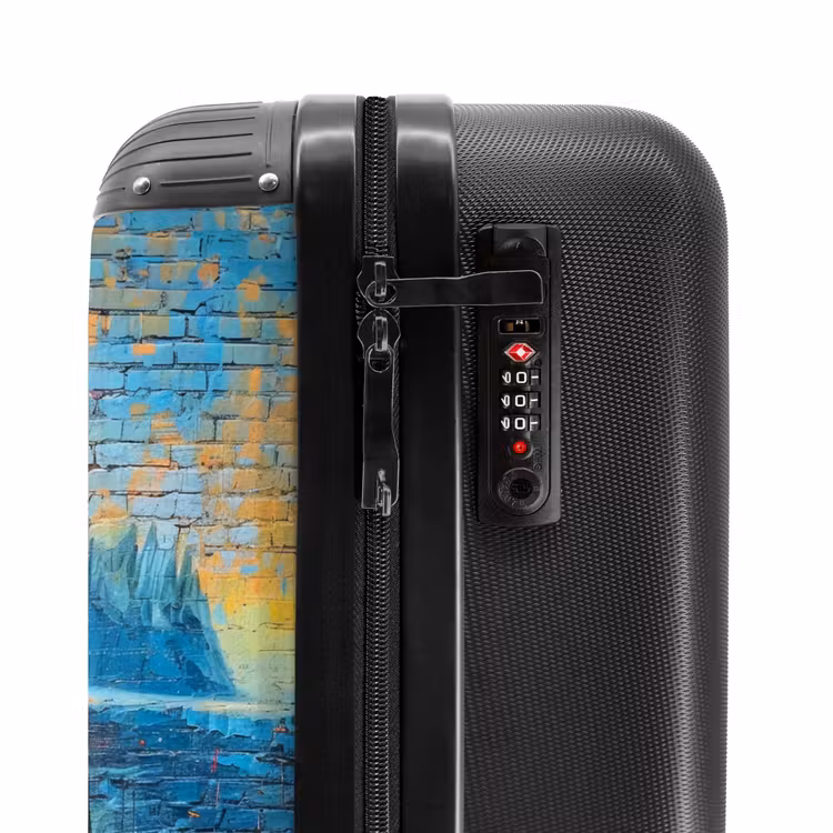 Suitcase - Colorful Mona Lisa in graffiti style — 5