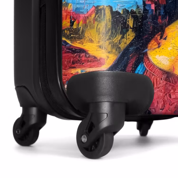 Suitcase - Colorful Mona Lisa in graffiti style — 6