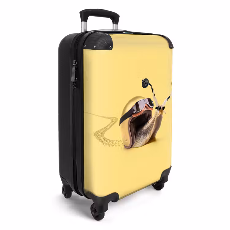 Suitcase - Escar-Go - Yellow — 4