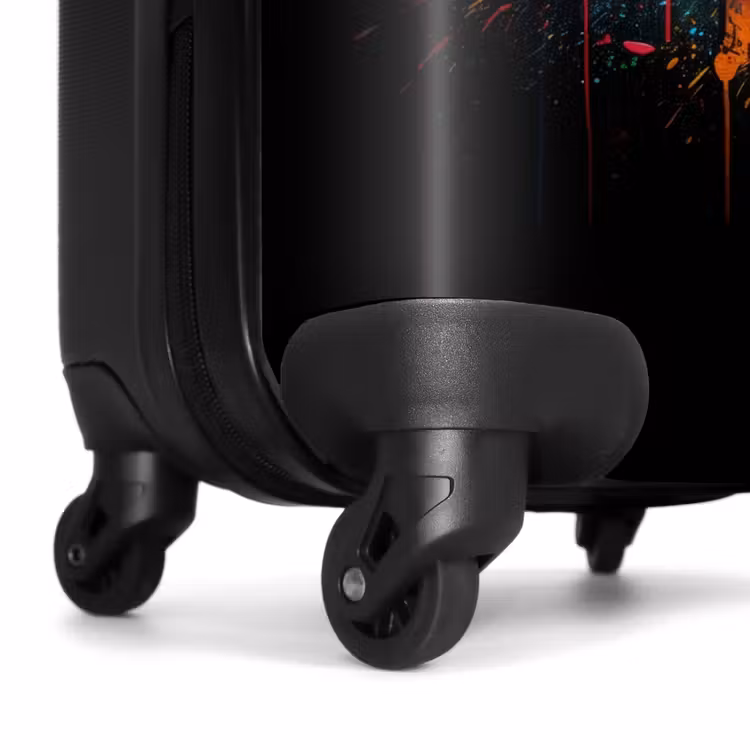 Suitcase - Orange basketball amid paint splatters — 6
