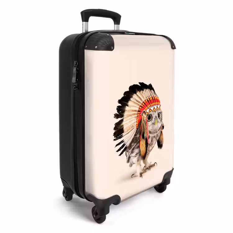 Suitcase - Owl as Indian — 4