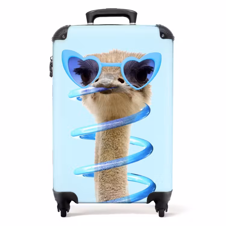 Suitcase - Sierk Ostrich Blue — 1
