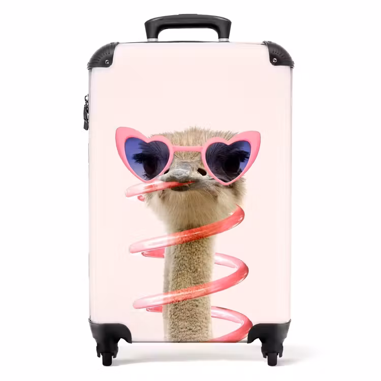 Suitcase - Sierk Ostrich Pink — 1