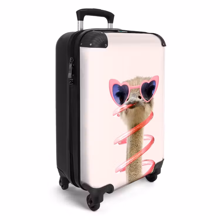 Suitcase - Sierk Ostrich Pink — 4
