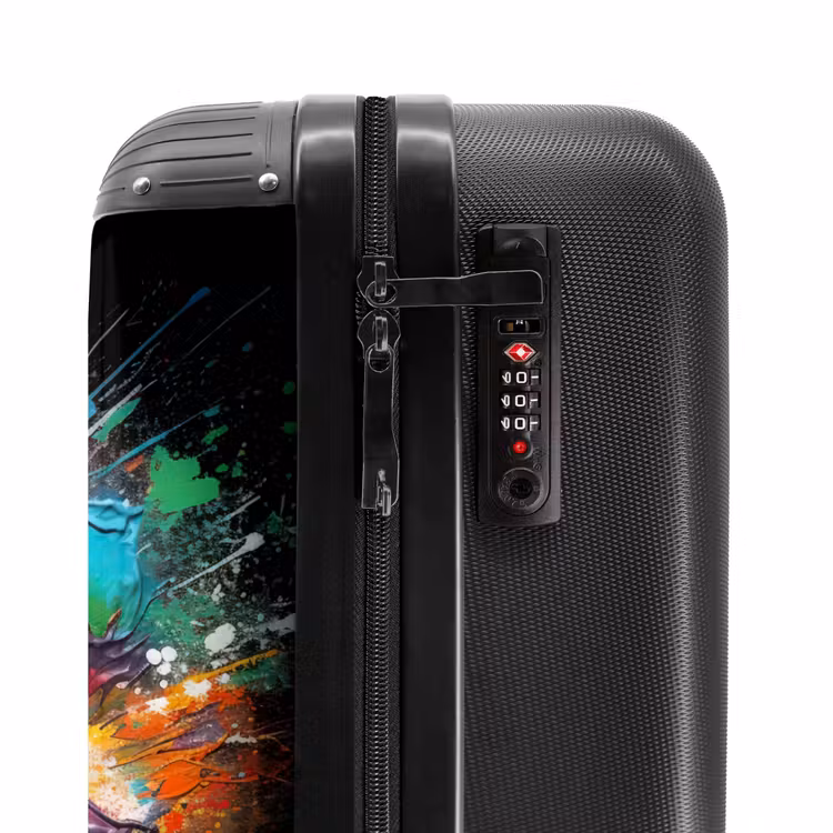 Suitcase - Soccer surrounded by paint blobs — 5