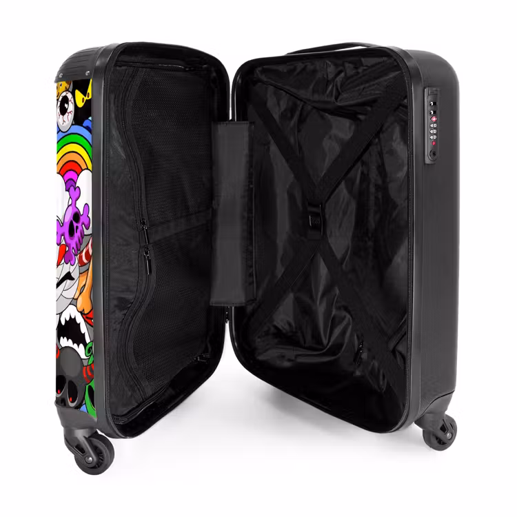 Suitcase - Colorful Monster Mix — 3