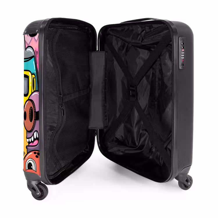 Suitcase - Colorful Monster Parade — 3