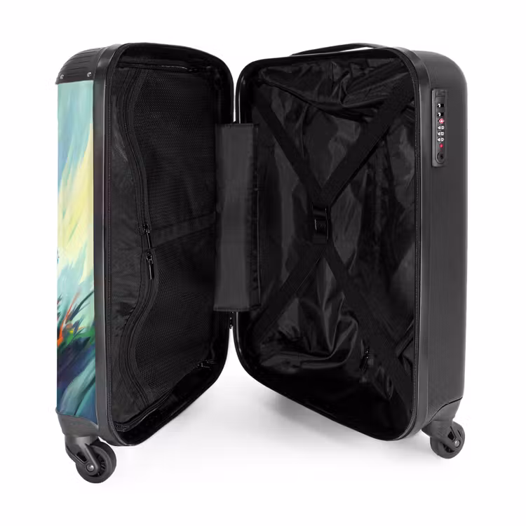 Suitcase - Green Monster Truck with Brushstrokes — 3