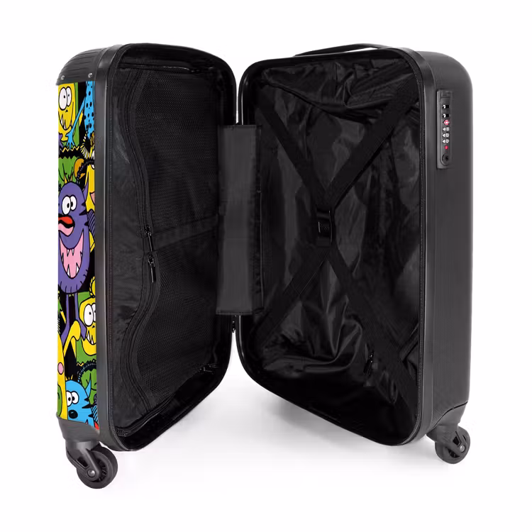 Suitcase - Monsters with Bright Colors — 3