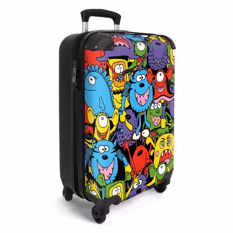 Suitcase - Monsters with Bright Colors — 4