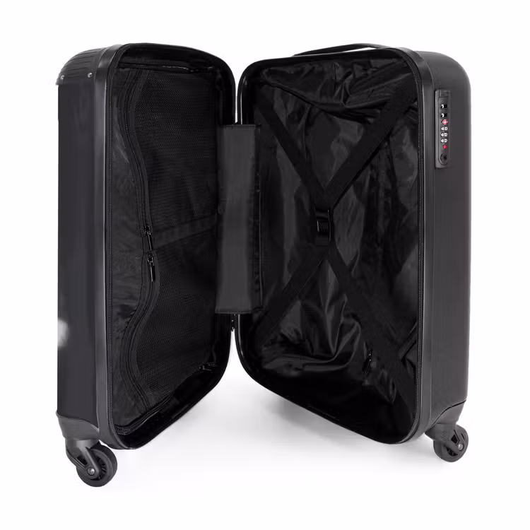 Suitcase - Gray car with gray flames — 3