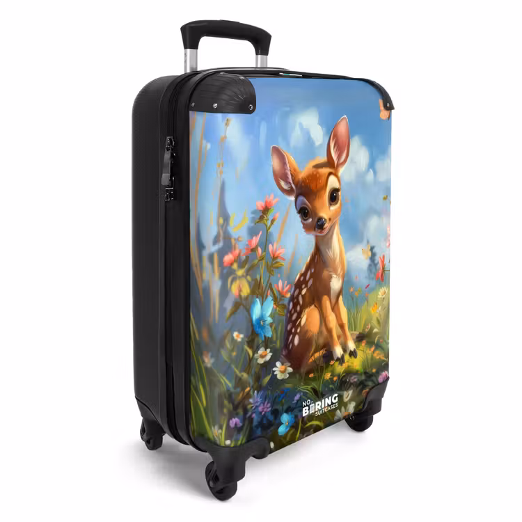 Suitcase - Bailey flower deer — 4