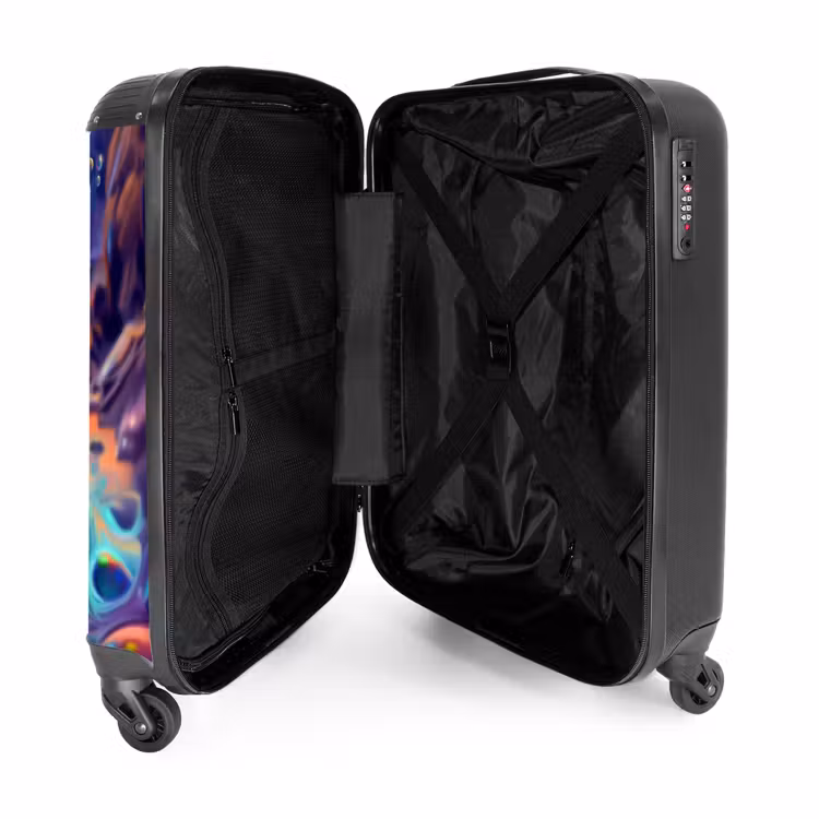 Suitcase - Ornate sapphire dragon — 3