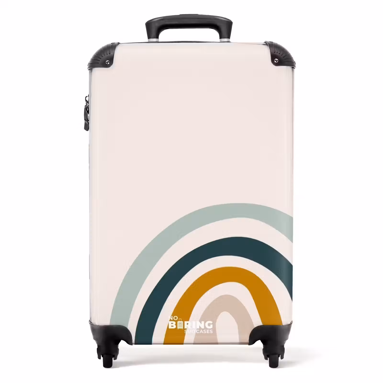 Suitcase - Raw rainbow aqua — 1