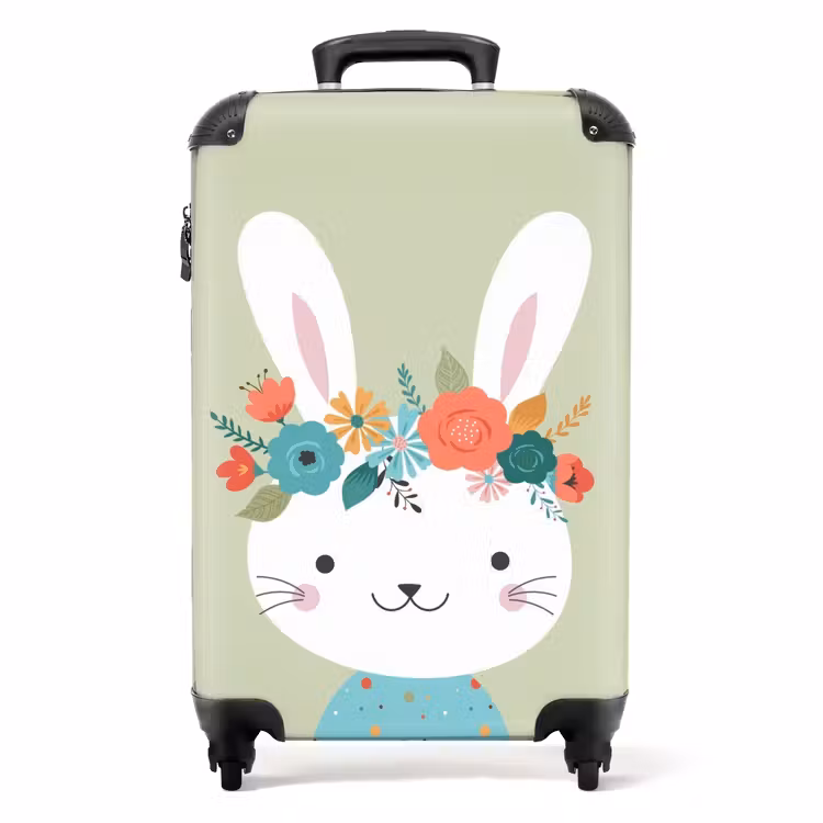 Suitcase - Hippie hare — 1