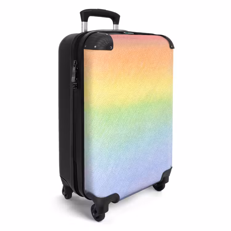 Suitcase - Pastel rainbow — 4
