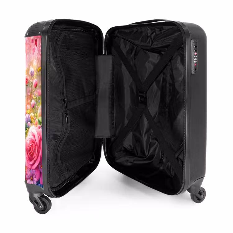 Suitcase - Pink rainbow kitten — 3