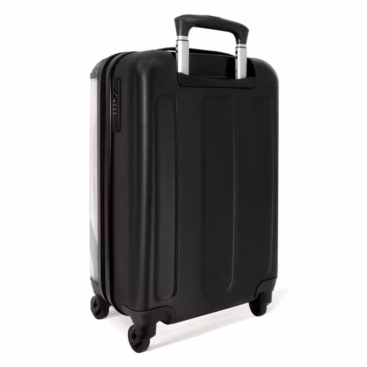 Suitcase - Raw rainbow aqua — 2